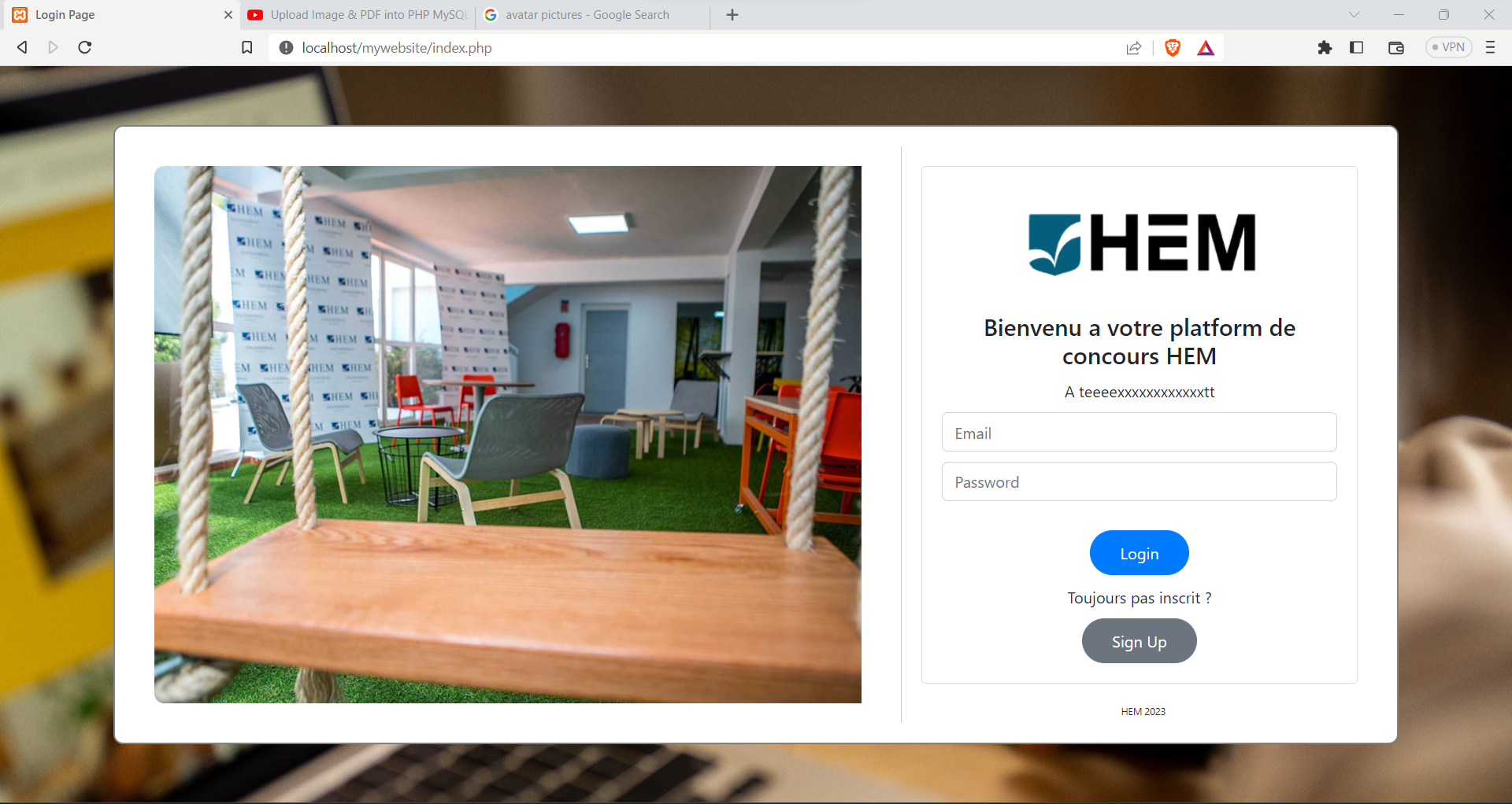 Login Page