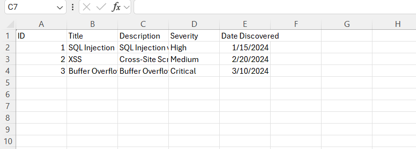 Querying Database
